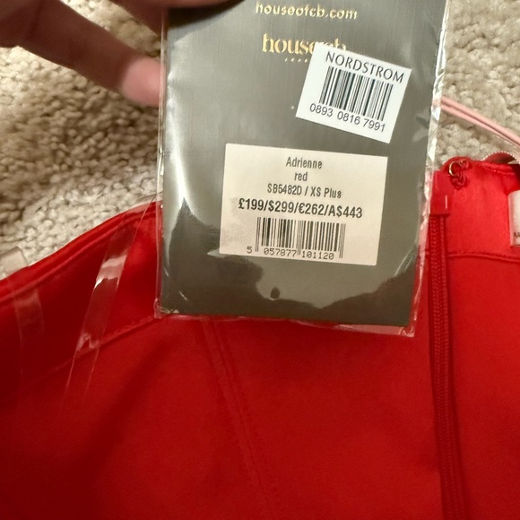 House of CB Adrienne Dress in Red - Picture 8 of 8